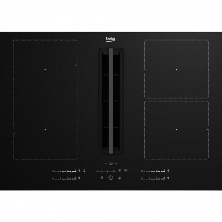 [C7198] PŁYTA INDUKCYJNA Z OKAPEM BEKO HIXI84700UF 82 cm 
