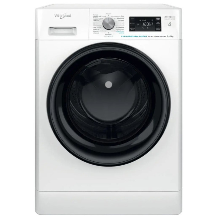 [D6869] PRALKA SUSZARKA WHIRLPOOL FFWDB 864349 BV PL  8/6KG  1400 OBR/MIN